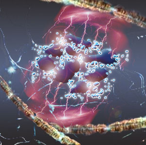 fantasie picture of activity of frequencies
